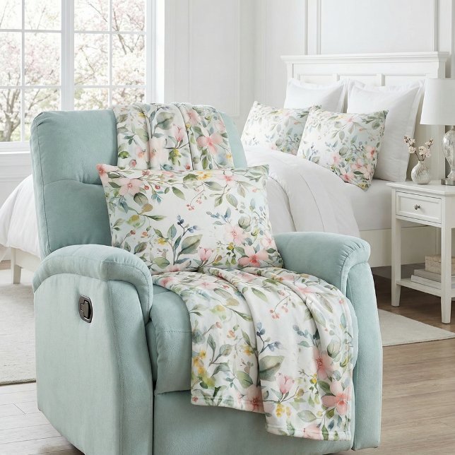 Äppelblom inspirerade prydnadskudde (Skapare uppladdad)