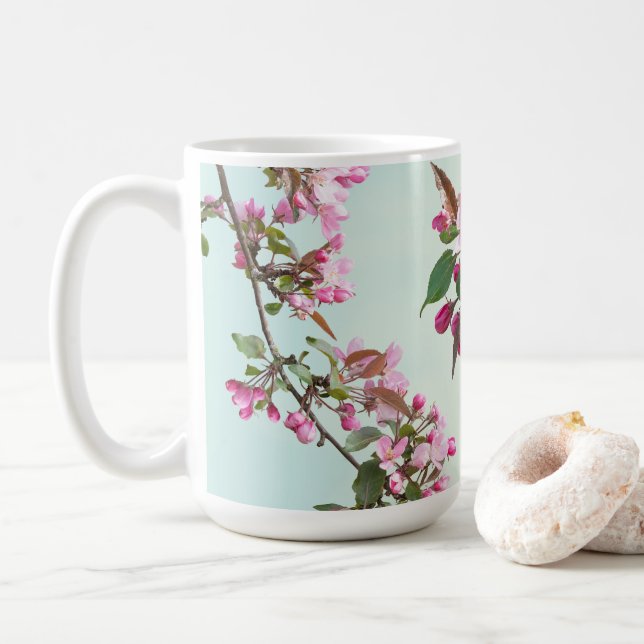 Äppelblommar 2 kaffemugg (Med munk)