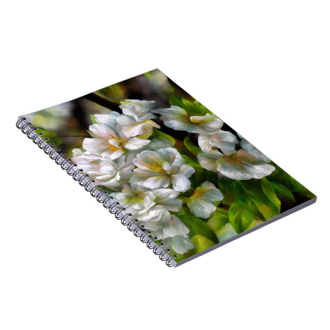 ÄppelBlommar Anteckningsbok (Högra Sidan)