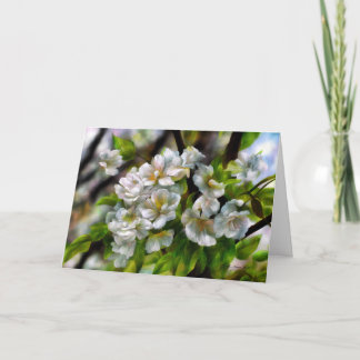 ÄppelBlommar Helgkort