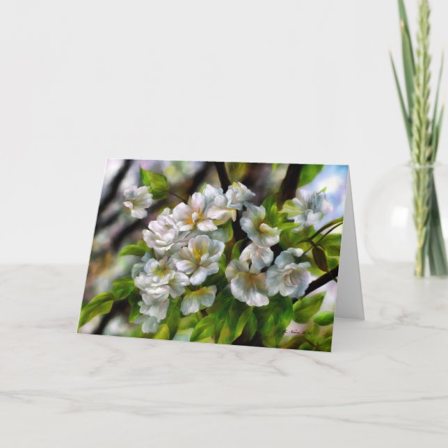 ÄppelBlommar Helgkort (Framsida)