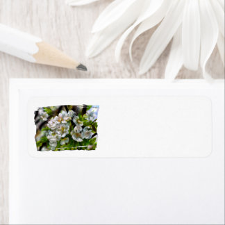 ÄppelBlommar Returadress Etikett