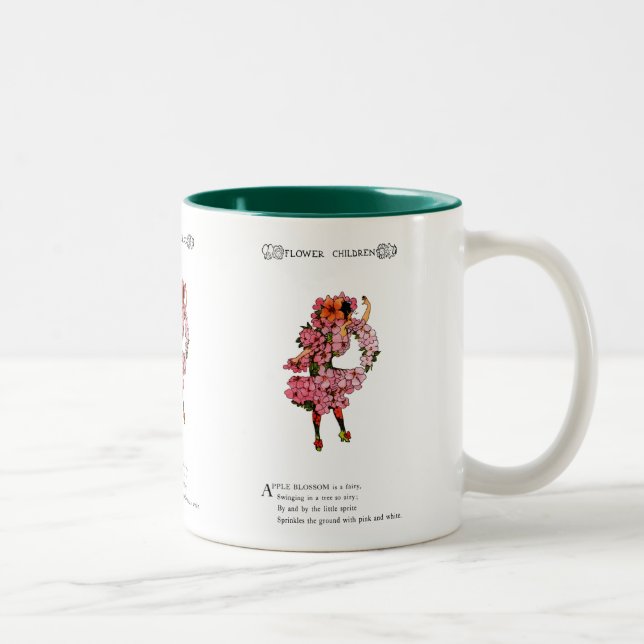 ÄppelBlommar Två-Tonad Mugg (Höger)