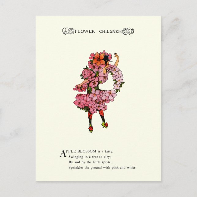 ÄppelBlommar Vykort (Framsida)