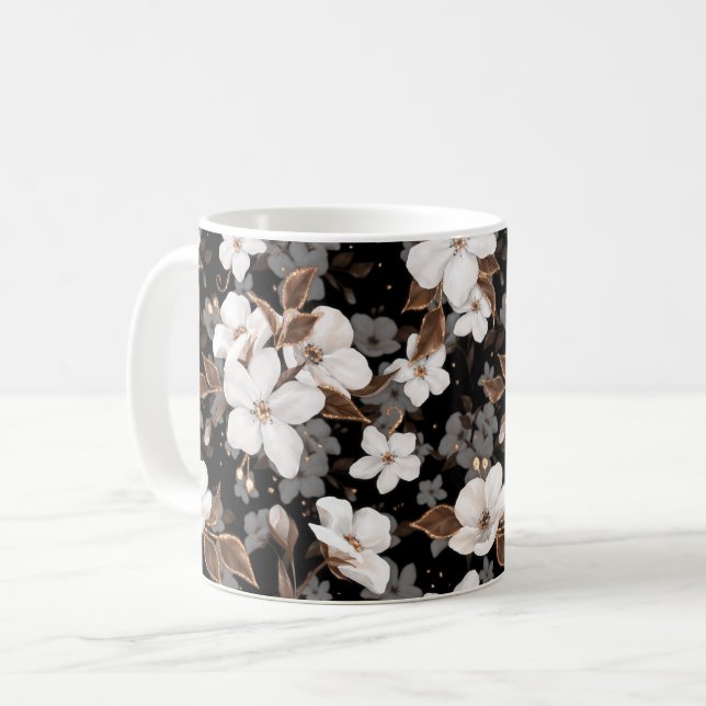 Äppelblommor Kaffemugg (Framsida vänster)