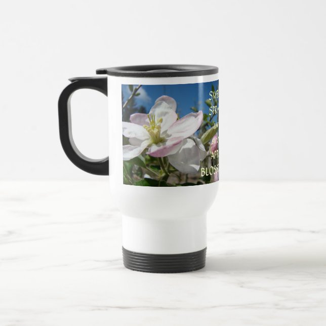 ÄPPELBLOMMOR Resemugg Vårblommor Muggar (Vänster)