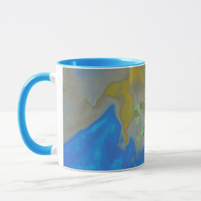 Äppelblomning/Apple blossom b/o/g light Mugg (Vänster)