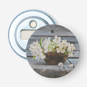 Äppelblomster Stilleben – Original Konsttryck Flasköppnare