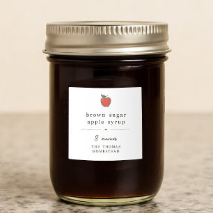 Äppelcider Butter Jelly Sylt etiketter
