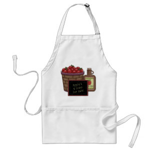 Äppelcider för försäljning Apron Förkläde