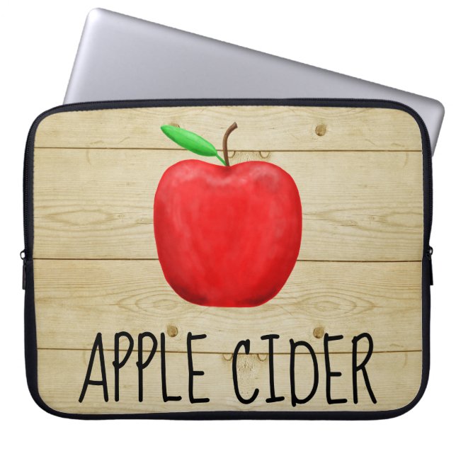 Äppelcider Red Apple Laptop Fodral (Framsidan)