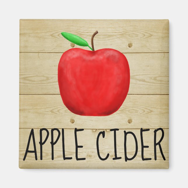 Äppelcider Red Apple Magnet (Framsidan)