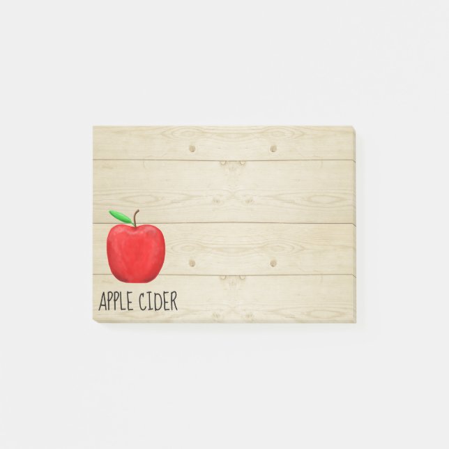 Äppelcider Red Apple Post-it Block (Framsida)