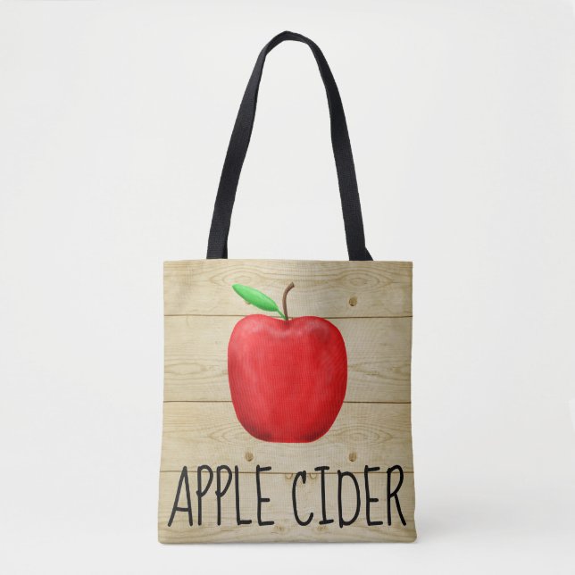 Äppelcider Red Apple Tygkasse (Framsida)