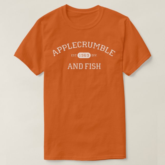 Äppeldjur och fisk t shirt (Design framsida)