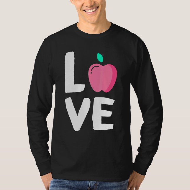 Äppelfrukt, sommarVegan Apple Juice T Shirt (Framsida)
