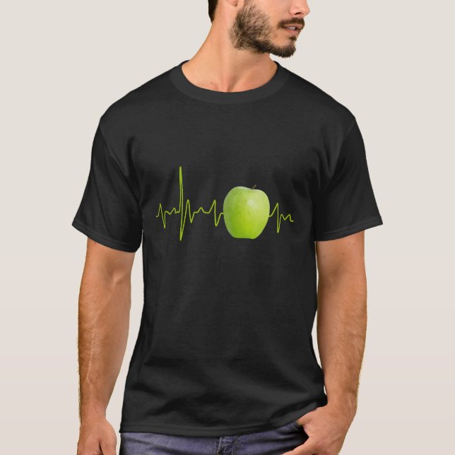 Äppelgåva till friska människor t shirt (Framsida)
