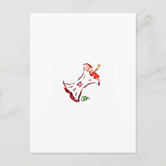 Äppelkärna vykort (Framsida)