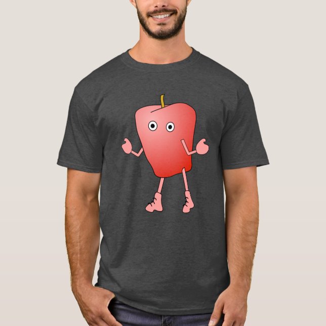 Äppelkritiker T Shirt (Framsida)