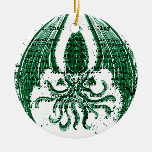 Appell av Cthulhu Julgransprydnad Keramik (Framsidan)