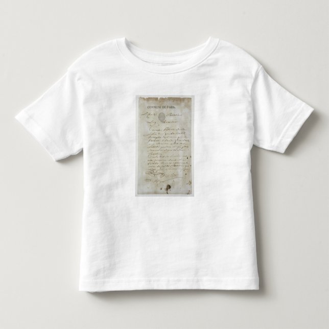 Appell från Maximilien de Robespierre Tee Shirt (Framsida)