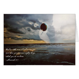 Appell till mig kristen bibelVerse Encouragment Hälsningskort