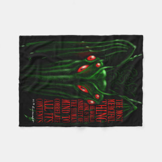 Appellen av Cthulhu vid den H.P. Lovecraft filten Fleecefilt