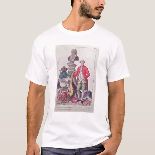 Appellen av Jacques Necker 16th Juli 1789 T-shirt (Framsida)