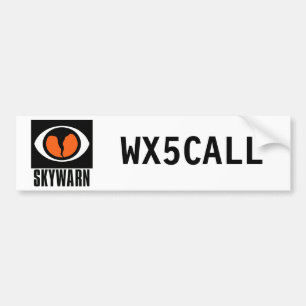 Appellen för anpassadet SKYWARN undertecknar Bildekal