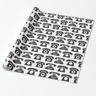 Appellen mig som är retro, ringer inpackning av presentpapper