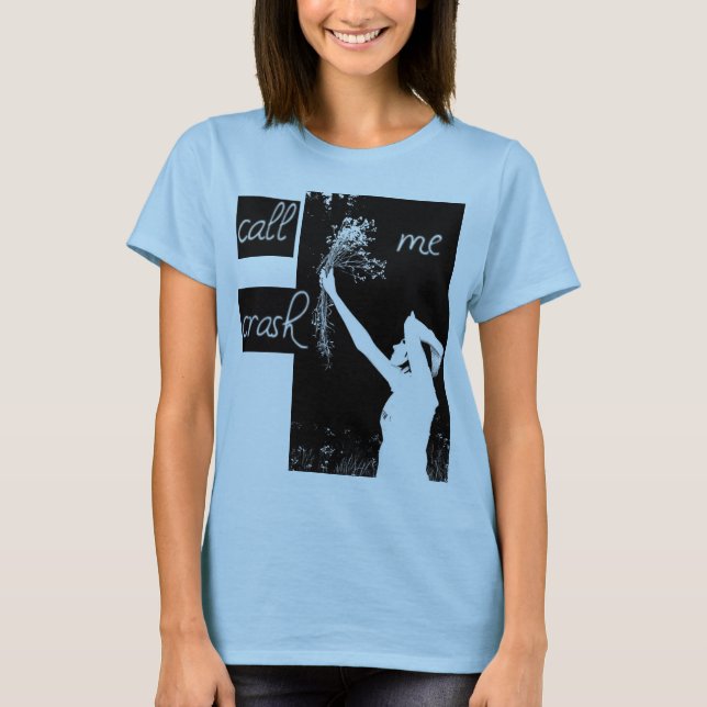 Appellmig Kraschflicka skjorta (tayladesign) Tee (Framsida)