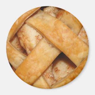 Äppelmagnet för lattice crust paj magnet
