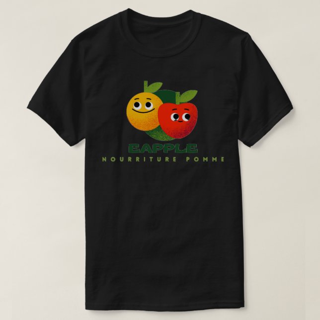 Äppelmat, klassiskt TShirt T Shirt (Design framsida)