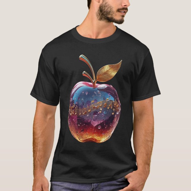 Äppelmusik T Shirt (Framsida)