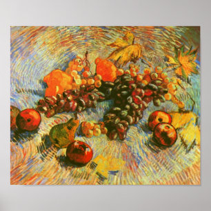 Äppelpärlor och grafik Van Gogh Fine Art Poster
