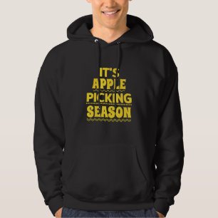 Äppelplockare Plockar Äpplen Det Är Äppelplock Hoodie