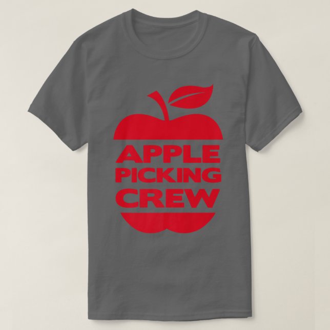 Äppelplockningsbesättningen Cute Family Harvest hö T Shirt (Design framsida)