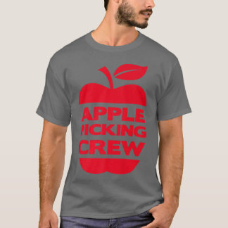 Äppelplockningsbesättningen Cute Family Harvest hö T Shirt