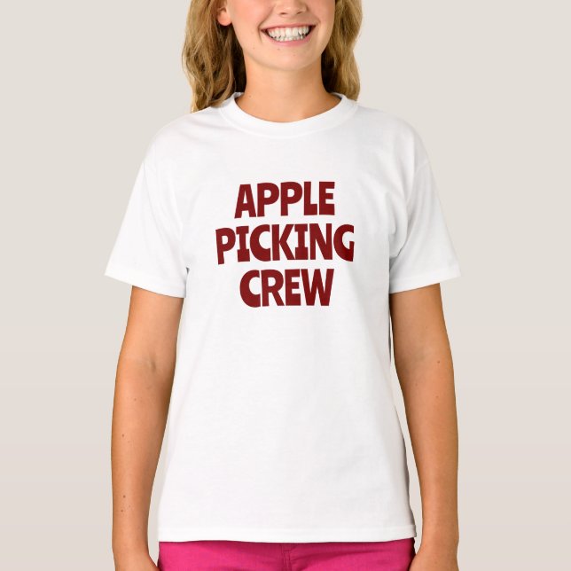 Äppelplockningslag  t shirt (Framsida)