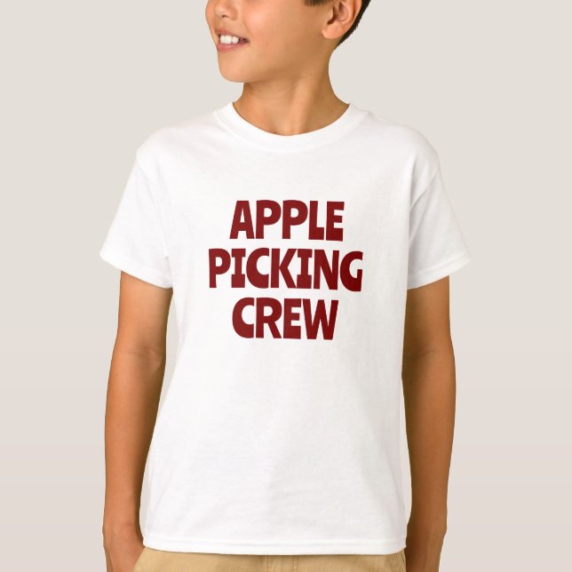 Äppelplockningslag  t shirt (Framsida)