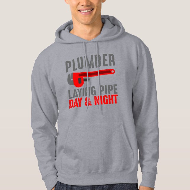 Äppelrör, dag och natt hoodie (Framsida)