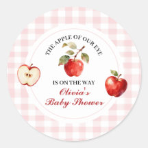 Äppelrosa rosett Priddy Coquette Baby Shower