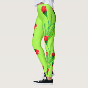 Äppelrött och äppelmjöl leggings