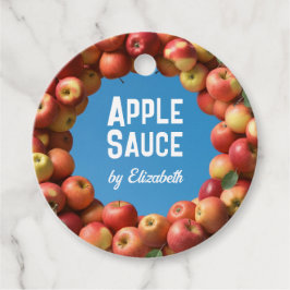 Äppelsås Gåvor Etiketter