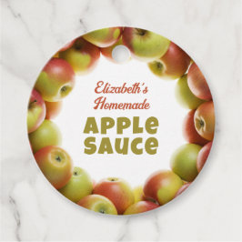 Äppelsås Gåvor Etiketter