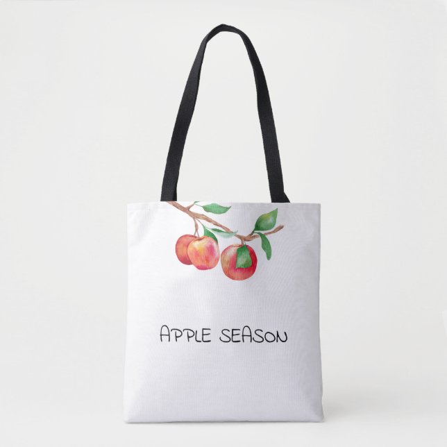 ÄPPELSEASON TOTE BAG TYGKASSE (Framsida)