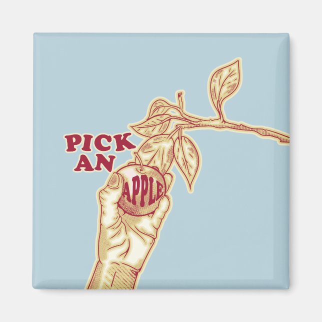 Äppelskörd Magnet (Framsidan)