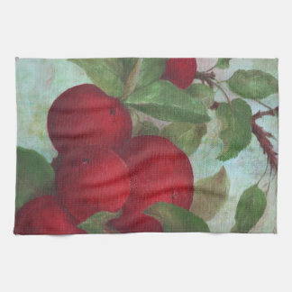 Äppelskörd, rött och Grönt Kökshandduk