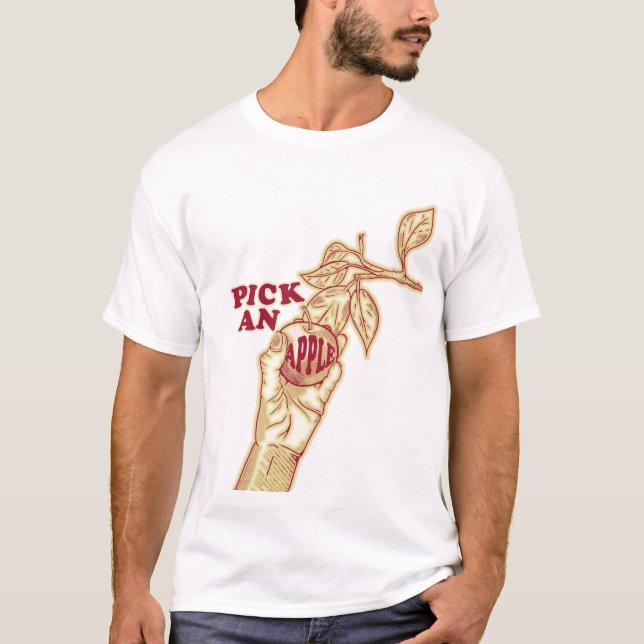Äppelskörd T Shirt (Framsida)