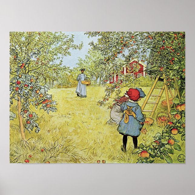 Äppelskörden Poster (Framsidan)